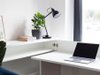 Bureau d'angle Concept Pro Lenart (Blanc)