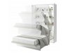 Lit escamotable Concept Pro Lenart VII (Blanc brillant + Gris)