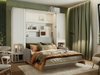 Lit escamotable Concept Pro Lenart VII (Blanc brillant + Gris)