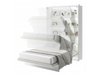Ensemble de meubles Concept Pro Lenart VI (Blanc + Gris)