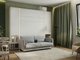 Ensemble de meubles Concept Pro Lenart VI (Blanc + Gris)