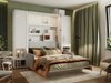 Lit escamotable Concept Pro Lenart VII (Blanc + Gris)