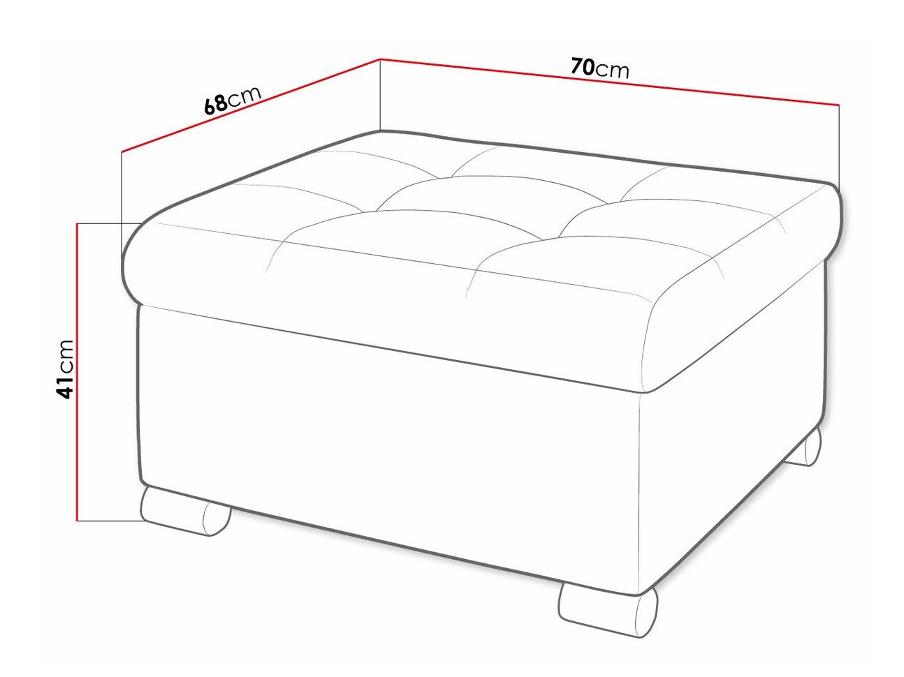 Pouf Comfivo Gemma (Baloo 2073)