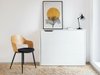 Bureau d'angle Concept Pro Lenart (Blanc + Blanc brillant)