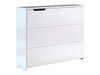 Bureau d'angle Concept Pro Lenart (Blanc + Blanc brillant)