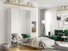 Lit escamotable Concept Pro Lenart III (Blanc + Blanc brillant)