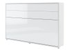 Lit escamotable Concept Pro Lenart V (Blanc brillant)