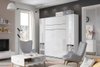 Lit escamotable Concept Pro Lenart (Blanc + Blanc brillant)