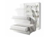 Lit escamotable Concept Pro Lenart (Blanc + Blanc brillant)