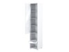 Ensemble de meubles Concept Pro Lenart XI (Blanc brillant + Blanc)
