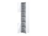 Ensemble de meubles Concept Pro Lenart XI (Blanc brillant + Blanc)
