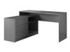 Bureau d'angle Kingston 130 (Graphite)