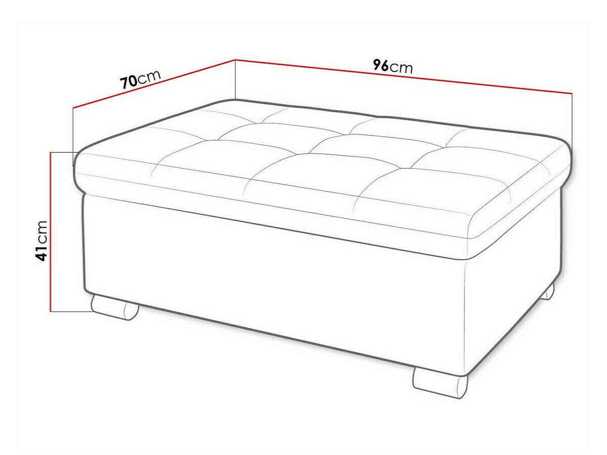 Banc rembourré Comfivo Gemma I (Kronos 09)