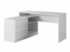 Bureau d'angle Kingston 130 (Blanc)