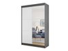 Armoire Dover 111 (Graphite + Blanc)