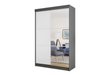 Armoire Dover 111 (Graphite + Blanc)