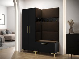 Meuble d'entrée Tivsoa 100 (Noir)