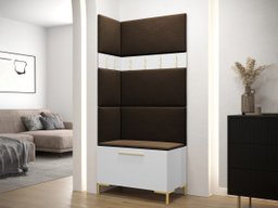 Meuble d'entrée Tivsoa 103 (Blanc)