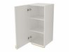 Armoire de salle de bain murale Orlvera 101 (Noir)