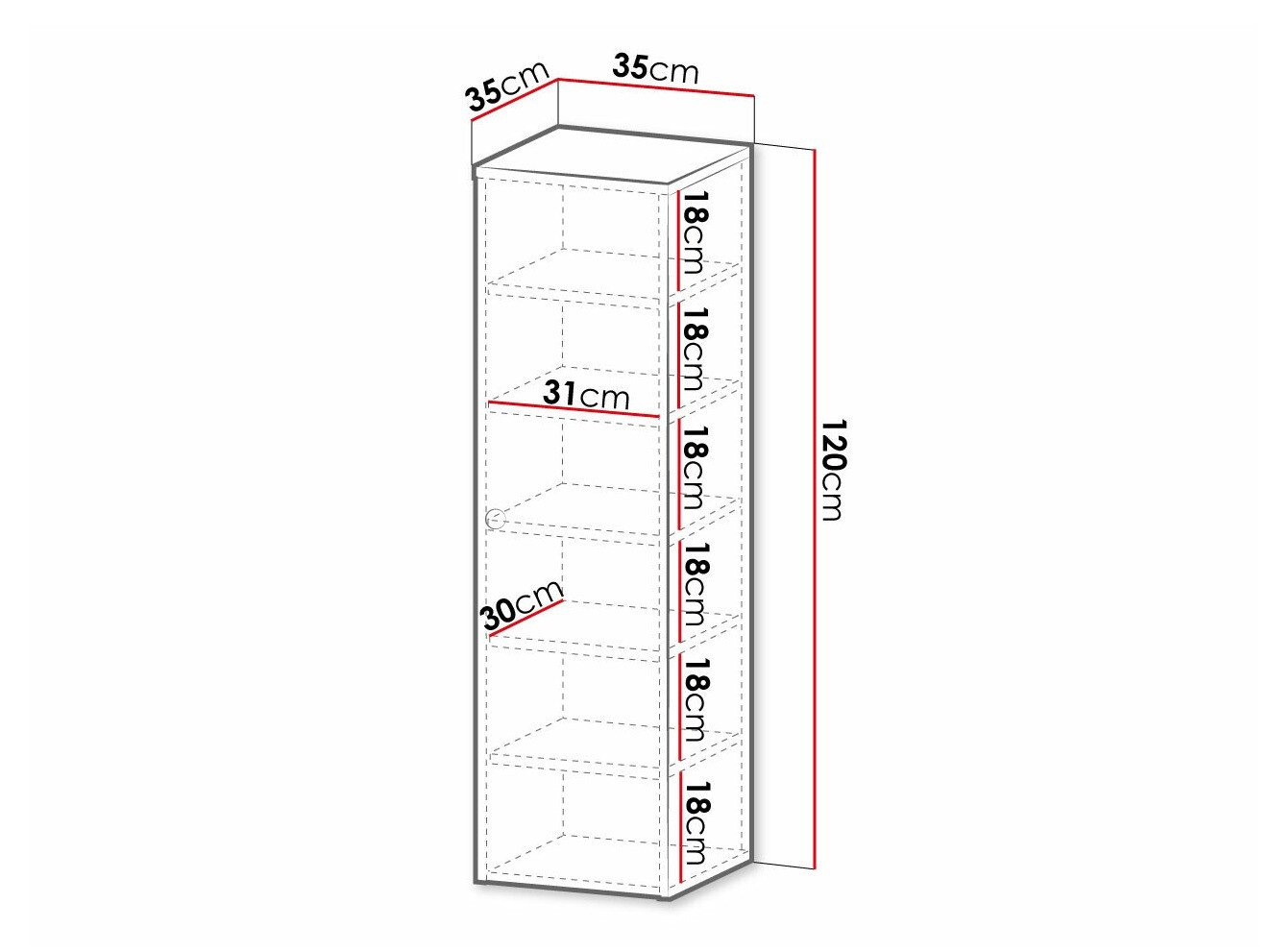 Armoire de salle de bain murale Violitas (Blanc)