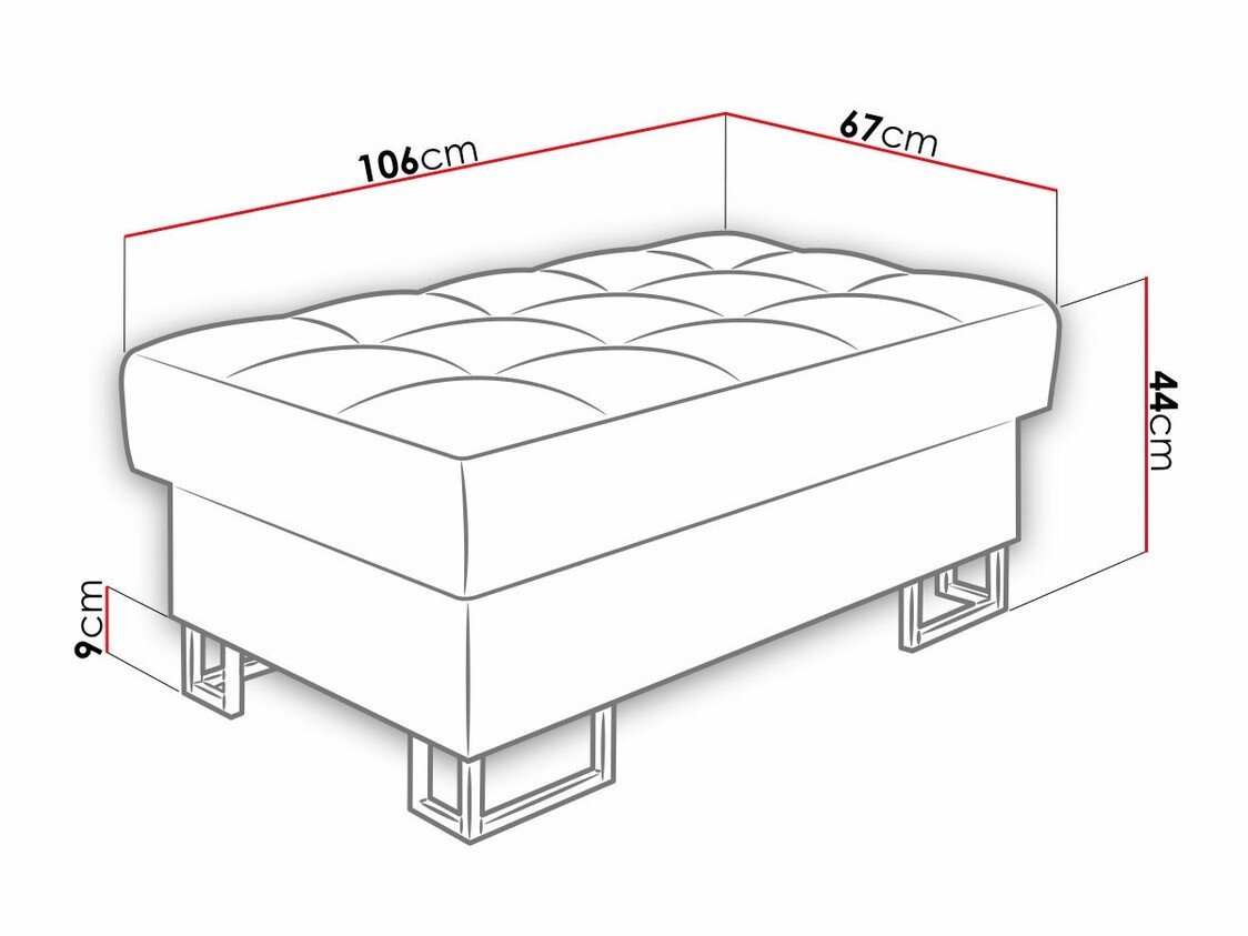 Banc rembourré Comfivo Anima (Fresh 13)