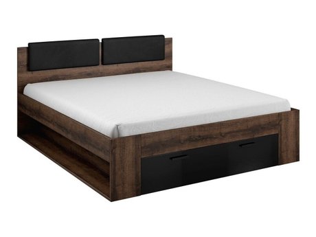 Lit Levruvu 106 (Chêne du Monastery + Noir brillant)