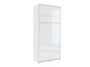 Lit escamotable Concept Pro Lenart (Blanc + Blanc brillant)