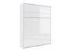 Lit escamotable Concept Pro Lenart (Blanc + Blanc brillant)