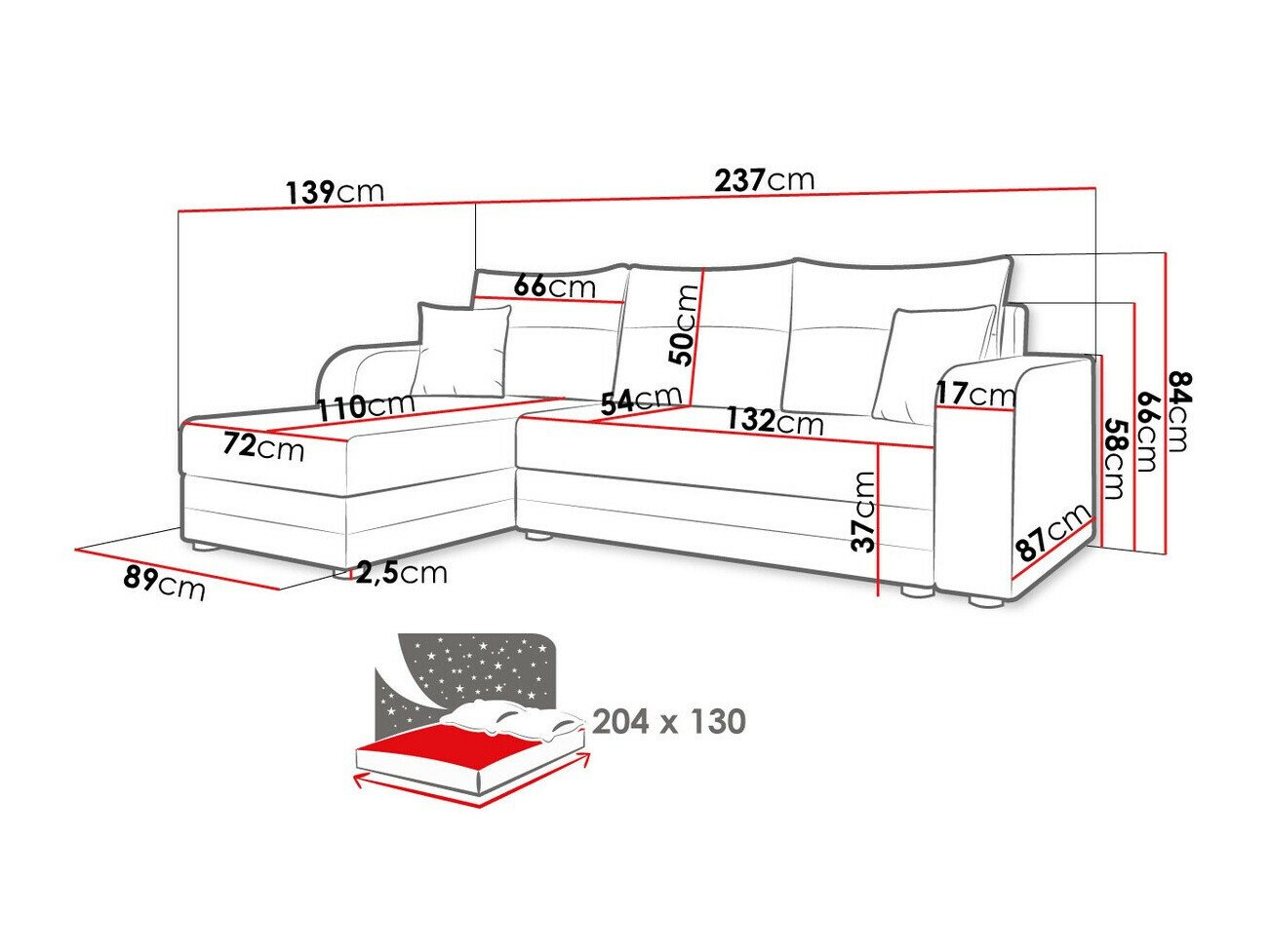 Canapé d'angle Memphis 112 (Lux 6 + Lux 5)