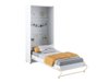 Lit escamotable Concept Pro Lenart III (Blanc + Blanc brillant)