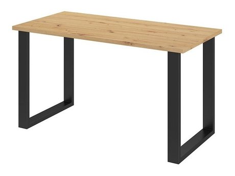 Table Tucson 136 (Chêne Artisan + Noir)