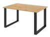 Table Tucson 137 (Chêne Artisan + Noir)