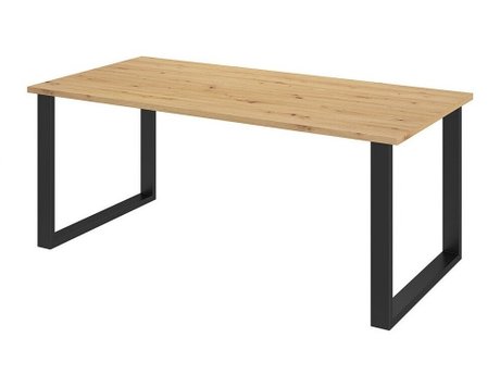 Table Tucson 139 (Chêne Artisan + Noir)