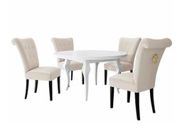 Salle à manger complète Racine 143 (Doré)