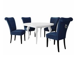 Salle à manger complète Racine 142 (Argent)