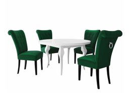 Salle à manger complète Racine 142 (Argent)