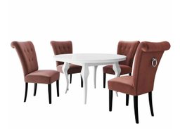 Salle à manger complète Racine 142 (Argent)