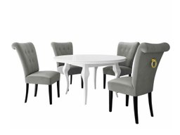 Salle à manger complète Racine 142 (Doré)