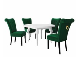 Salle à manger complète Racine 142 (Doré)