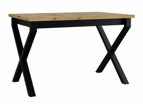 Table Victorville 300 (Chêne Artisan + Noir)