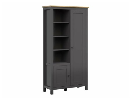 Armoire Sordoro 128 (Graphite + Chêne Artisan)