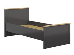 Lit Sordoro 132 (Graphite + Chêne Artisan)