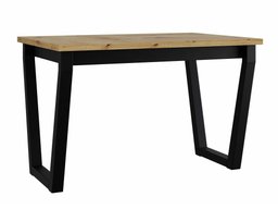 Table Victorville 301 (Noir + Chêne Artisan)
