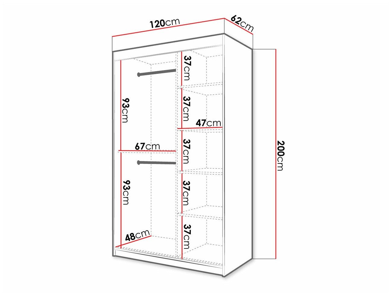 Armoire Hartford 398 (Blanc)