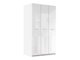 Armoire Campus (Blanc + Blanc brillant)