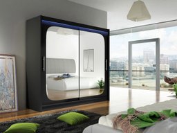 Armoire Closico Pallor VIII (Noir)