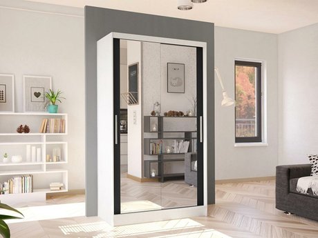 Armoire Closico Structor VII (Blanc + Noir)