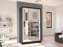 Armoire Closico Structor VII (Noir + Blanc)