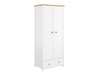 Armoire Romelbo 145 (Blanc + Chêne)