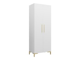 Armoire Tivsoa 109 (Blanc + Doré)